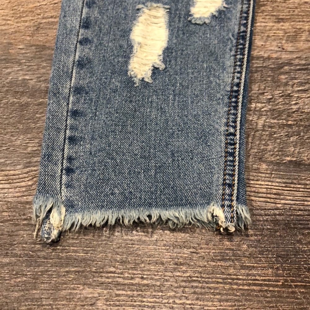 ✨worn once—Super Distressed Jeans✨ - Picture 3 of 6